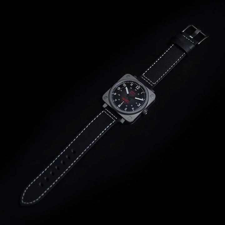 UMNYASHOV KAMIKAZE stainless steel and titanium, sapphire glass, 41x41mm (UM-G1) - 2