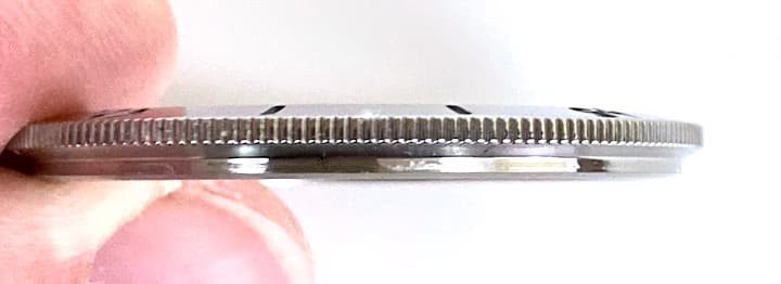 Bezel VOSTOK AMPHIBIA with spring, blue minutes (12k-1/1) - 3