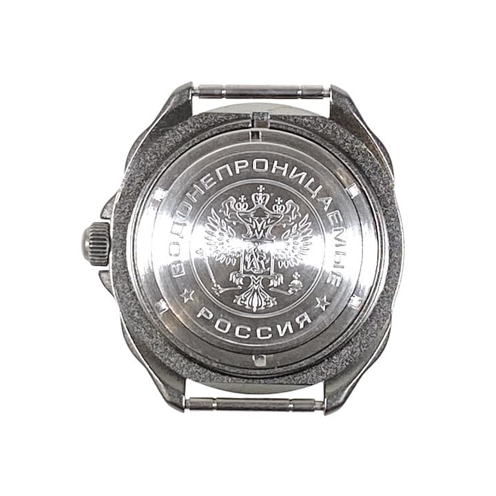 Gehäuse 216 für VOSTOK KOMANDIRSKIE Handaufzugsuhren, Titancarbonitrid beschichtet, komplett 216ksb - 3