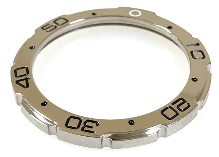 Bezel VOSTOK AMPHIBIA with spring, polished (67k2/1) - 2