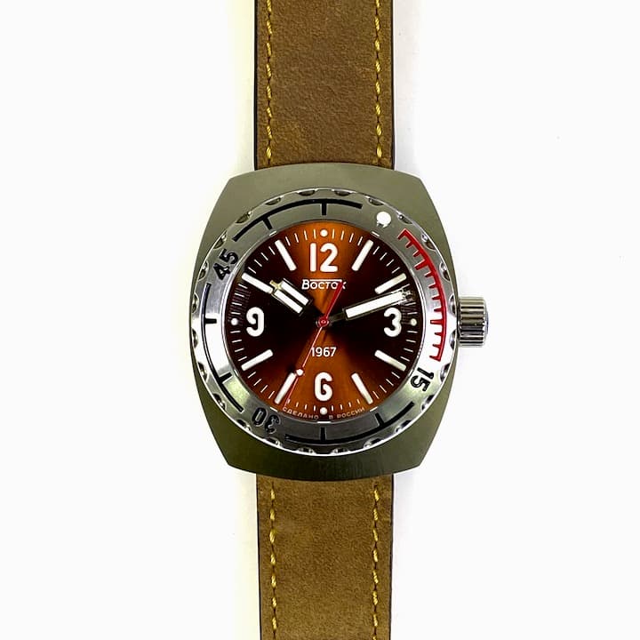 VOSTOK AMPHIBIA 1967, sapphire glass (190040) - 2