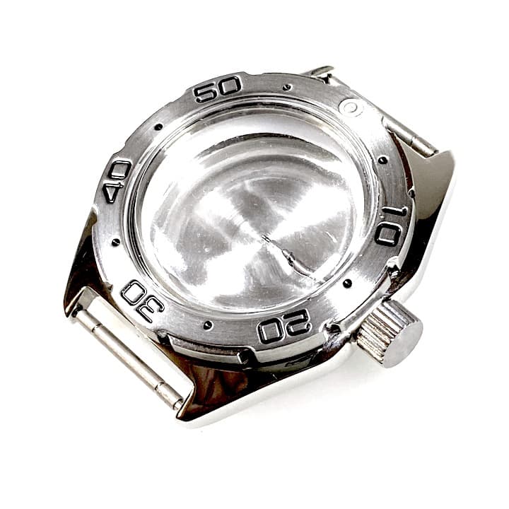 Gehäuse VOSTOK 670, poliert mit gebürsteter Lünette (670ksb / 1) - 3