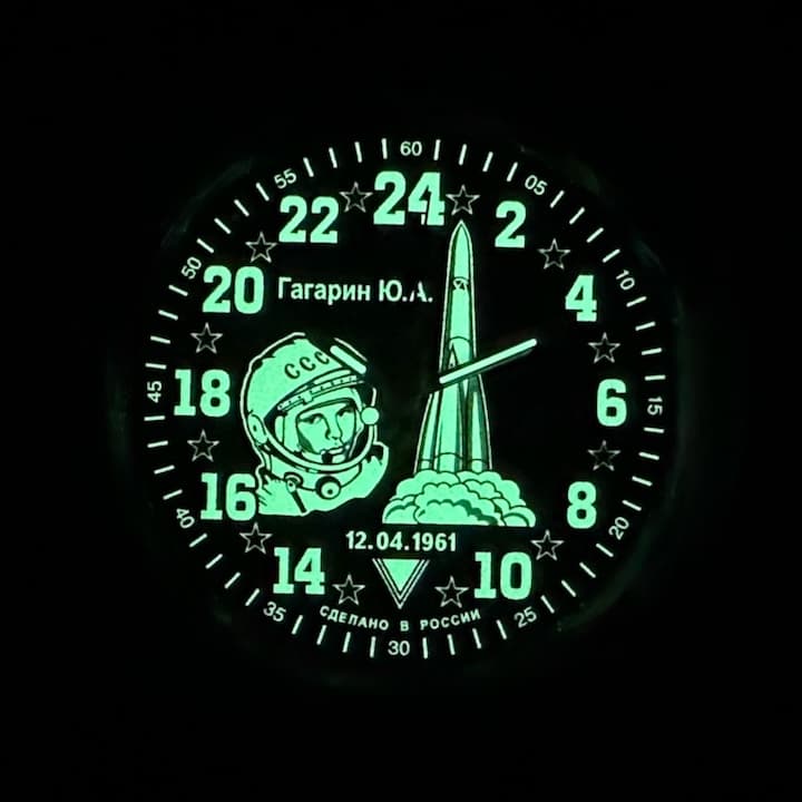 TRIUMPH YURI GAGARIN, 24hr time, SAPPHIRE glass (1116.01) - 2