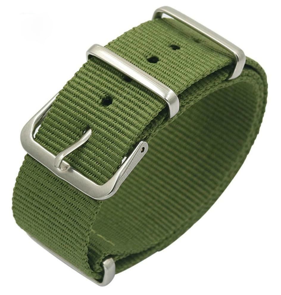 VOSTOK 18mm NATO Armband, Nylon, grün (NATO18-01)