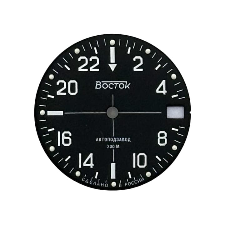 Zifferblatt 076 VOSTOK AMPHIBIA SNIPER 24-Std.-Zeitanzeige