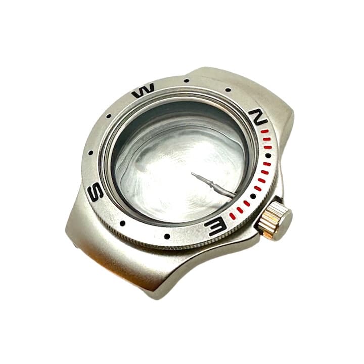 Gehäuse VOSTOK 060 satiniert, satinierte Lünette (060ksb / 1) - 2