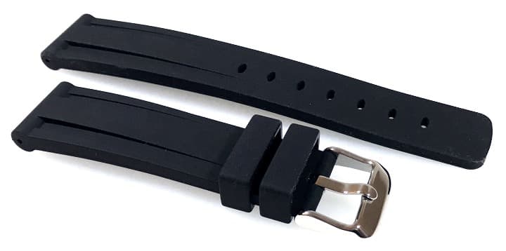 22mm VOSTOK strap, polyurethane, black (PUS02-22mm) - 2