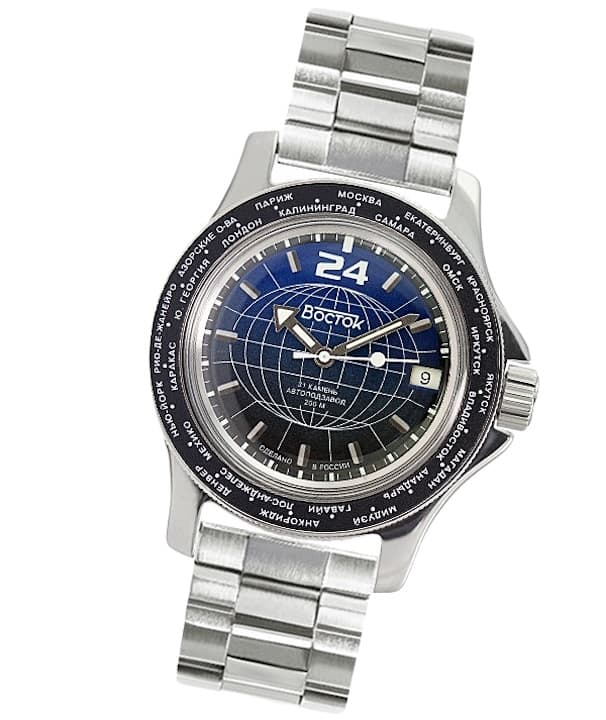 VOSTOK AMPHIBIA 24Std.-Zeit (13027A)