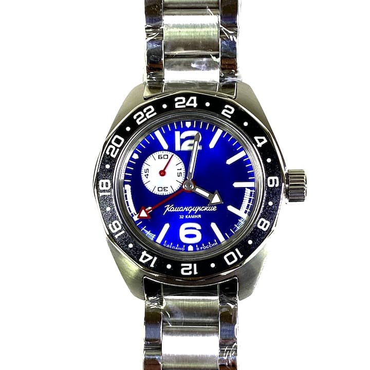 VOSTOK KOMANDIRSKIE GMT (03096A) - 2