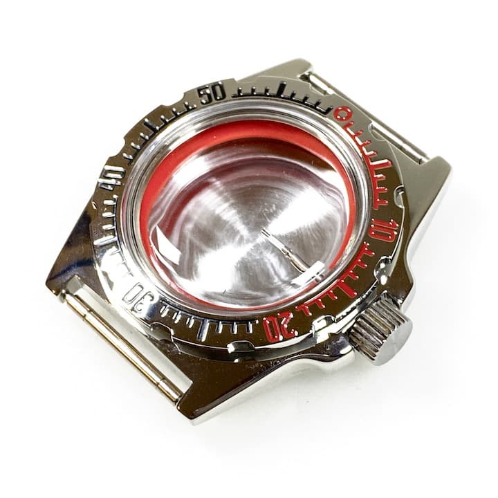Gehäuse VOSTOK 110, poliert, polierte Lünette (110ksb / 1) - 2