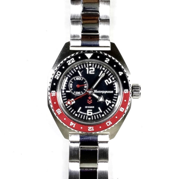 VOSTOK KOMANDIRSKIE with additional 24hr time (650539 S1) - 2