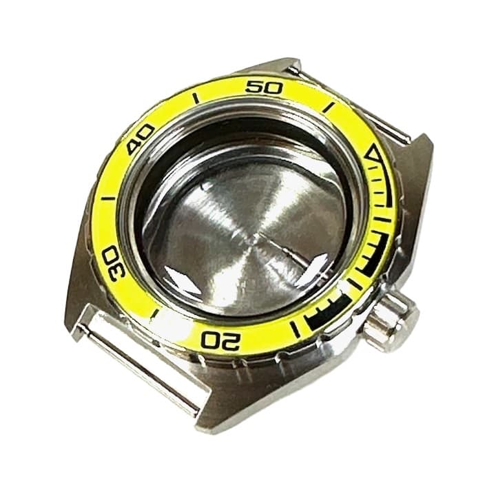 Gehäuse VOSTOK 650, gebürstet, Lünette mit weißem Insert (650ksb / 6) - 2