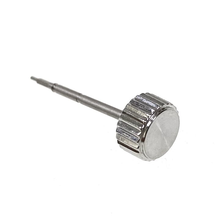 Aufzugskrone mit Aufzugswelle für Gehäuse 020, 090, 100, 110, 150, 160, 170, 280, 350, 650, 670, gebürstet (67ku3/sh/II)