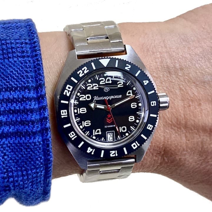 VOSTOK KOMANDIRSKIE 24hr time (650541 S5) - 2