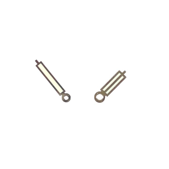 Silberne Paddel Zeiger New Style VOSTOK AMPHIBIA KOMANDIRSKIE (PAAR25) - 1