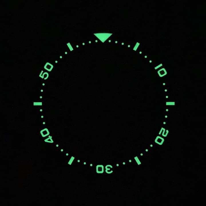 Bezel ceramic VOSTOK AMPHIBIA KOMANDIRSKIE (LU-INS-24) - 3