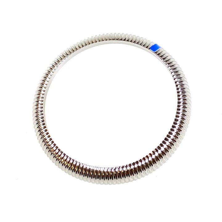 Fluted Swiss Chrono bezel brushed VOSTOK AMPHIBIA KOMANDIRSKIE with spring (LU-MAS-21) - 2