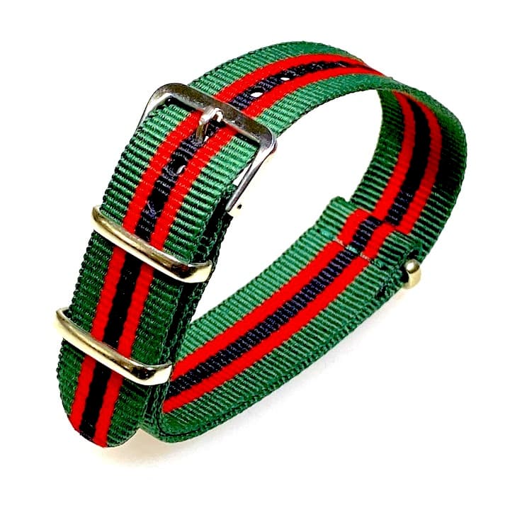 VOSTOK 18mm NATO Armband, Nylon, mehrfarbig (NATO18-18)
