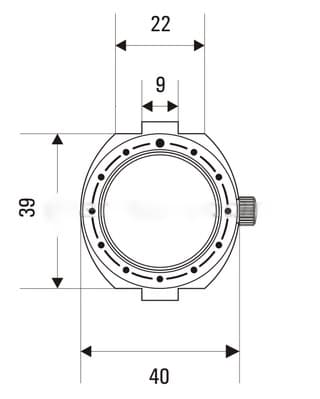 Gehäuse VOSTOK AMPHIBIA NEPTUN 690, poliert mit Armband (690ksb - 1) - 2