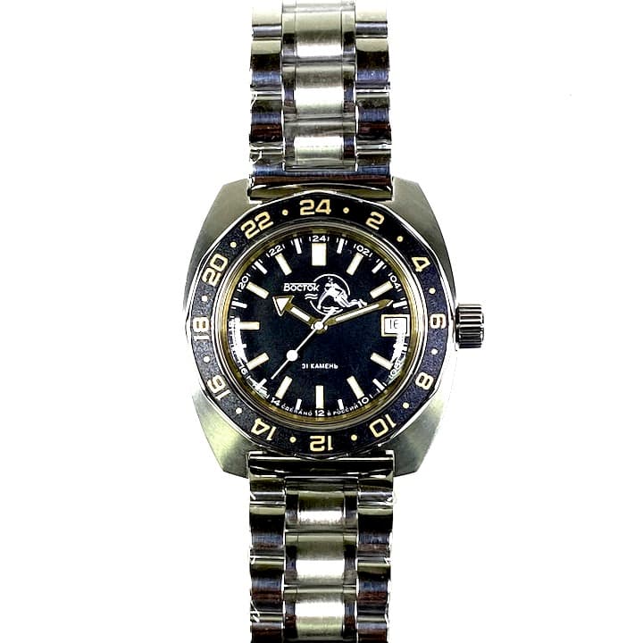 VOSTOK AMPHIBIA SCUBA DUDE 24hr time (17005B) - 2