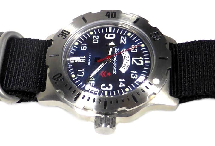 VOSTOK KOMANDIRSKIE K-35 with additional 24hr time and day & night index (350753) - 4