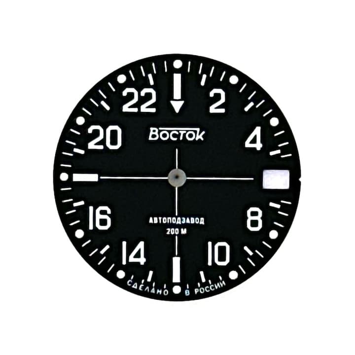 Zifferblatt 15B VOSTOK SNIPER 24Std. Zeitanzeige