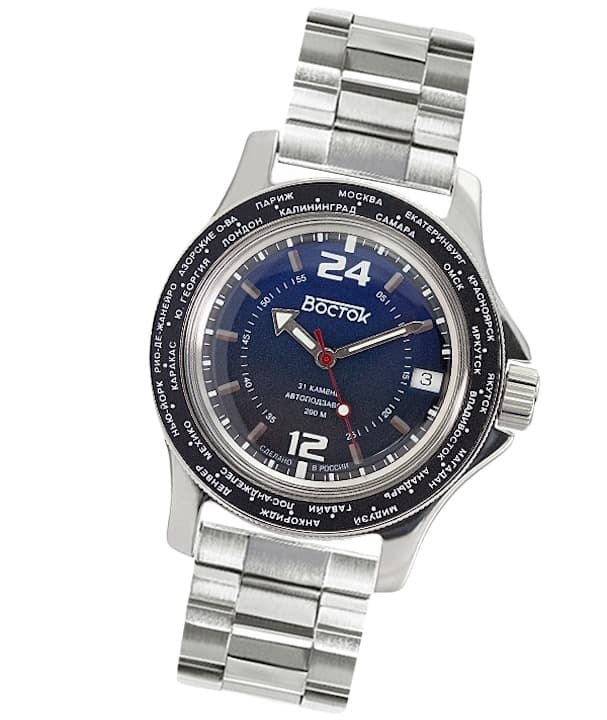 VOSTOK AMPHIBIA 24Std.-Zeit (13025A)