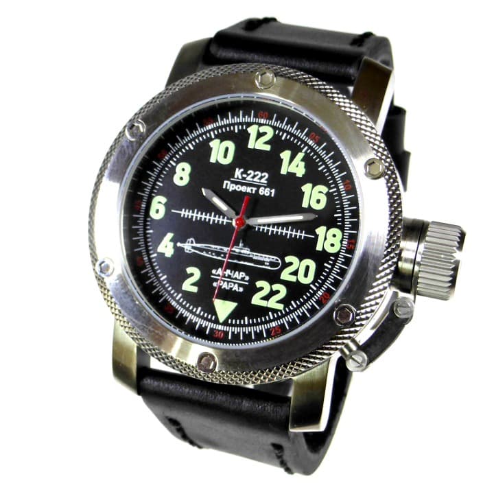 TRIUMPH SUBMARINE ANCHAR, 24hr time, SAPPHIRE glass (1034.01) - 2
