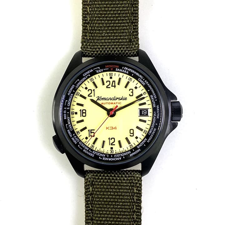 VOSTOK KOMANDIRSKIE K-34 24hr time (476965) - 2