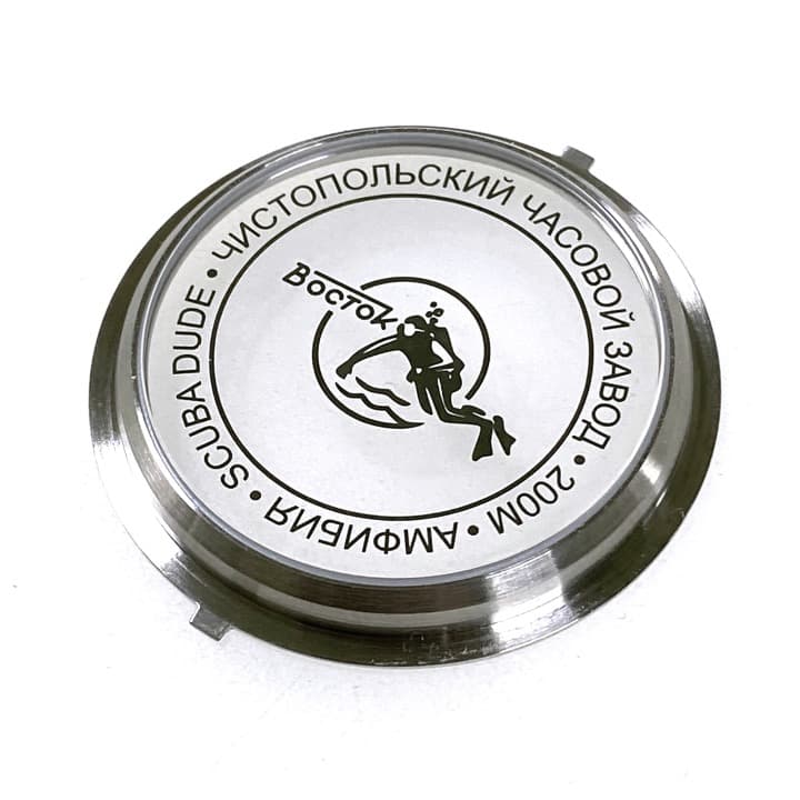 Glasboden SCUBA DUDE (groß) VOSTOK AMPHIBIA KOMANDIRSKIE (GB-2) - 2