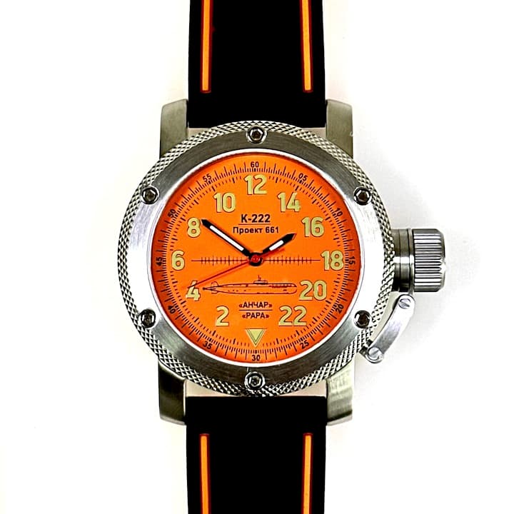 TRIUMPH SUBMARINE ANCHAR, 24hr time, SAPPHIRE glass (1033.015) - 3