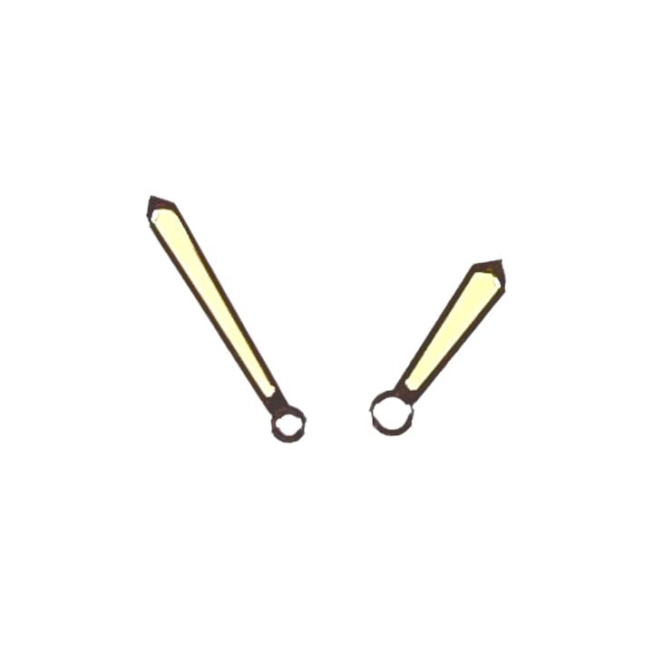 Schwarze Vintage Schwertzeiger VOSTOK AMPHIBIA KOMANDIRSKIE (PAAR37) - 1