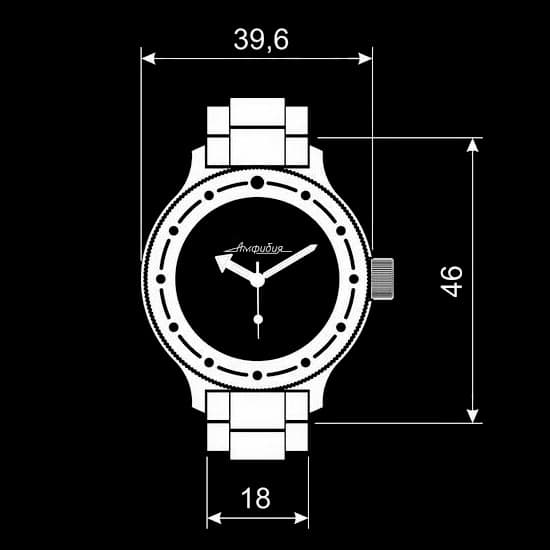 Case VOSTOK 720, polished (720ksb / 2) - 4