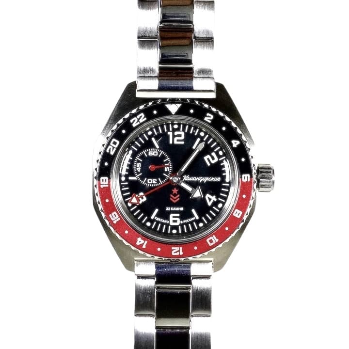 VOSTOK KOMANDIRSKIE with additional 24hr time (650539 S2) - 2