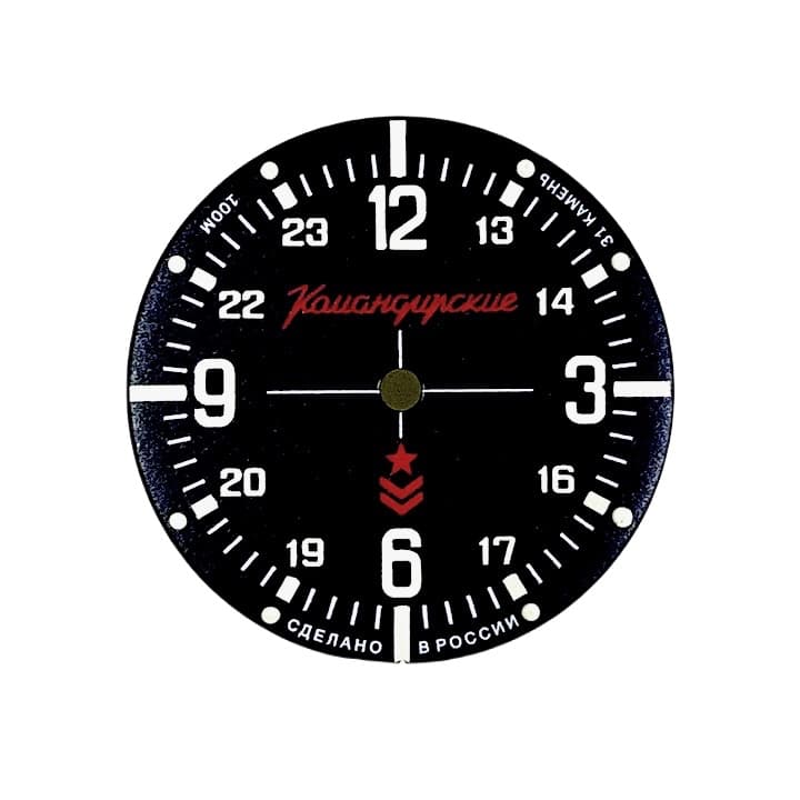 Zifferblatt 503 VOSTOK KOMANDIRSKIE nur für Gehäuse 350