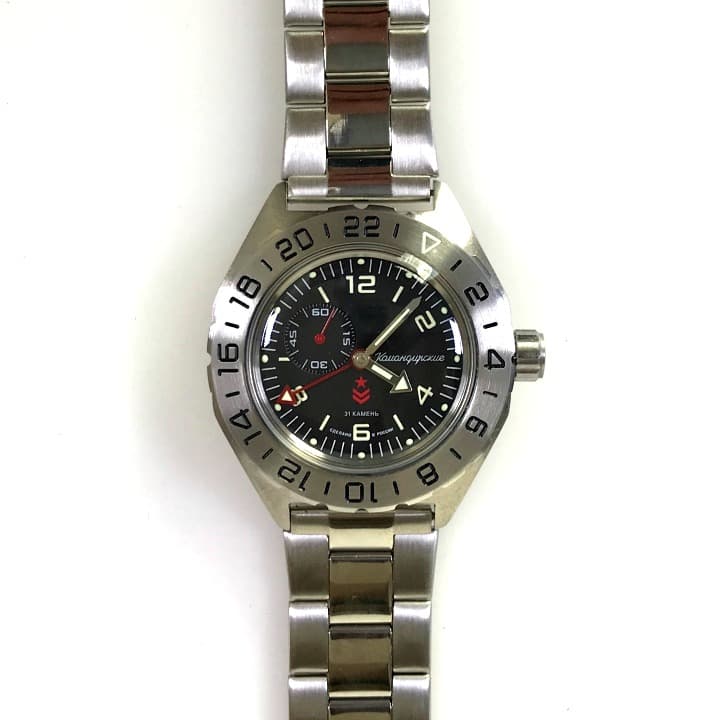 VOSTOK KOMANDIRSKIE with additional 24hr time (650539) - 2