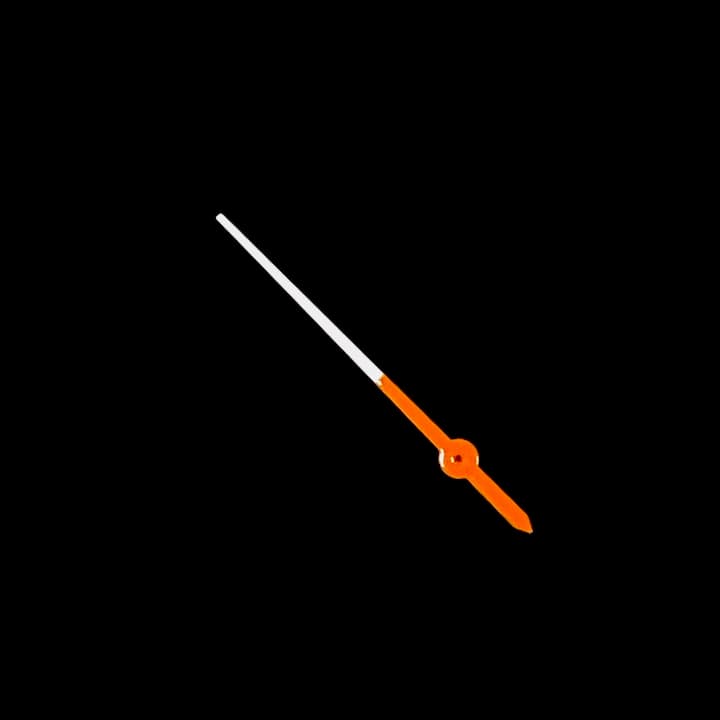 Orange-weißer Sekundenzeiger VOSTOK AMPHIBIA KOMANDIRSKIE (SEK92)