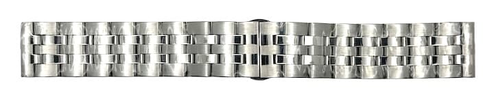 22mm massives 5-reihiges Edelstahlarmband VOSTOK Butterfly-Faltschließe (ST22-12)