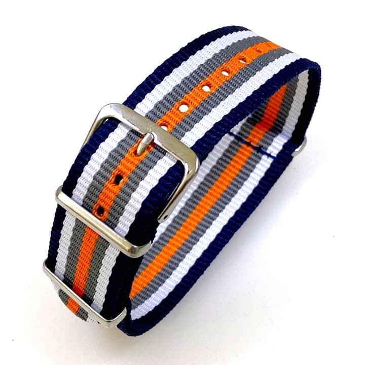 VOSTOK 18mm NATO Armband, Nylon, mehrfarbig (NATO18-09)