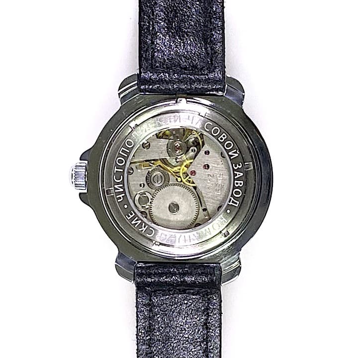 Glasboden VOSTOK KOMANDIRSKIE Handaufzug (GB-5) - 3