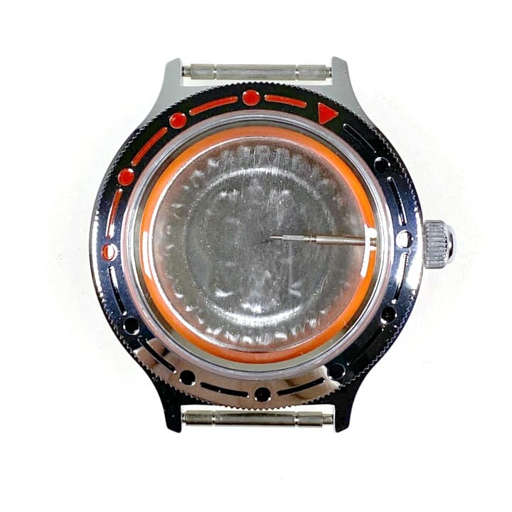 Gehäuse VOSTOK 92, verchromt, poliert (92ksb)