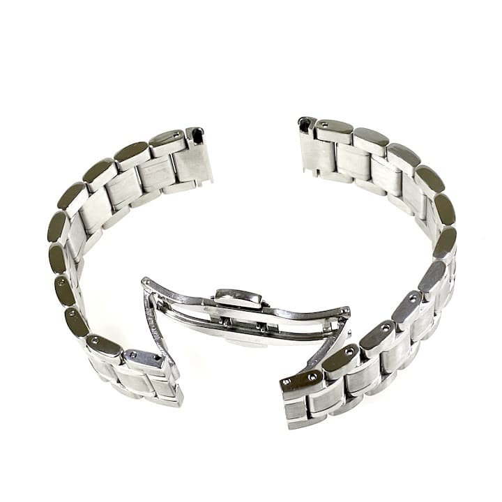 18mm solid stainless steel bracelet VOSTOK AMPHIBIA KOMANDIRSKIE butterfly clasp (ST18-08) - 2