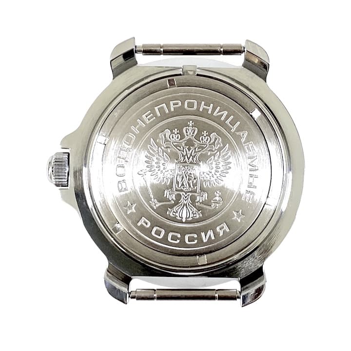 Gehäuse 811 für VOSTOK KOMANDIRSKIE Handaufzugsuhren, verchromt, poliert, komplett 811ksb - 3