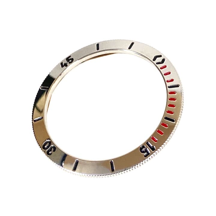 Bezel VOSTOK AMPHIBIA with spring, red minutes (12k-1/2) - 2