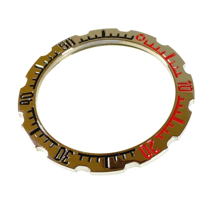 Bezel VOSTOK AMPHIBIA with spring, polished (35k-2 polished) - 2