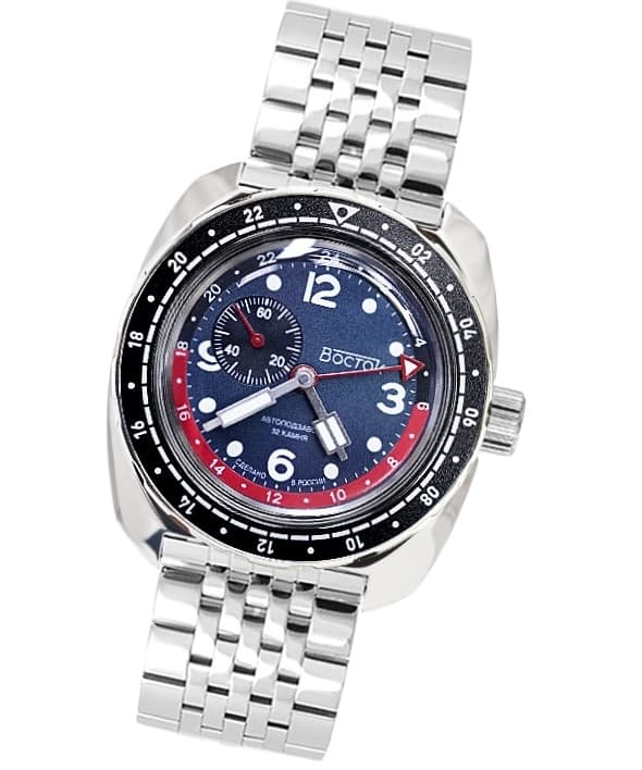 VOSTOK AMPHIBIA mit zusätzlicher 24Std.-Zeit (71069A)