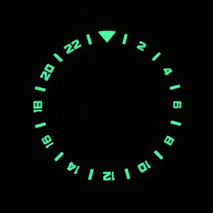 24hr Bezel black PVD VOSTOK AMPHIBIA KOMANDIRSKIE with spring (LU-MAS-03) - 3