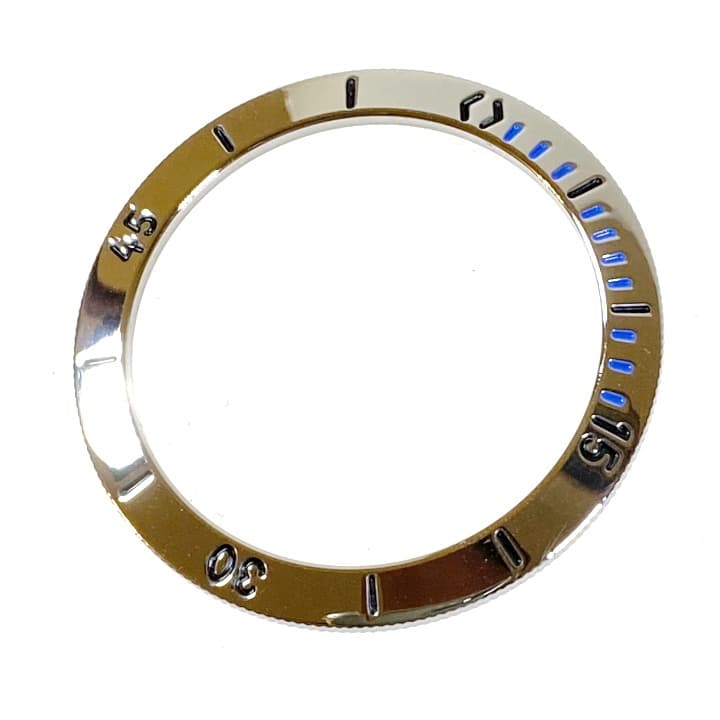 Bezel VOSTOK AMPHIBIA with spring, blue minutes (12k-1/1) - 2