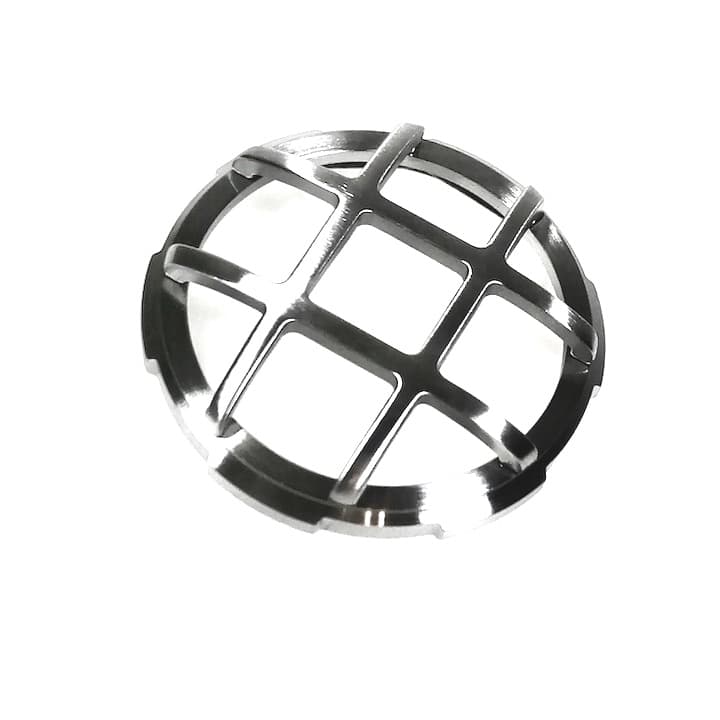 Lünette mit Schutzgitter VOSTOK AMPHIBIA KOMANDIRSKIE mit Feder, gebürstet (LU-MAS-53) - 2