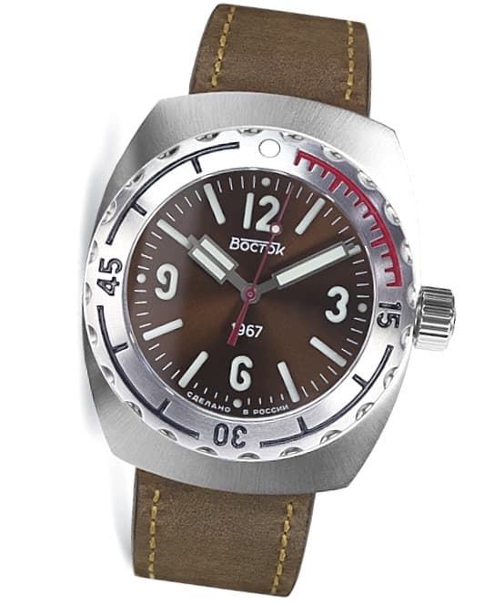 VOSTOK AMPHIBIA 1967, Saphirglas (190040)